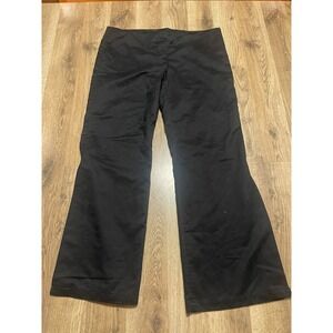 Prague  Pants, Women's Size 8, Black, Side Zip Up, Wide Leg, 36" Length